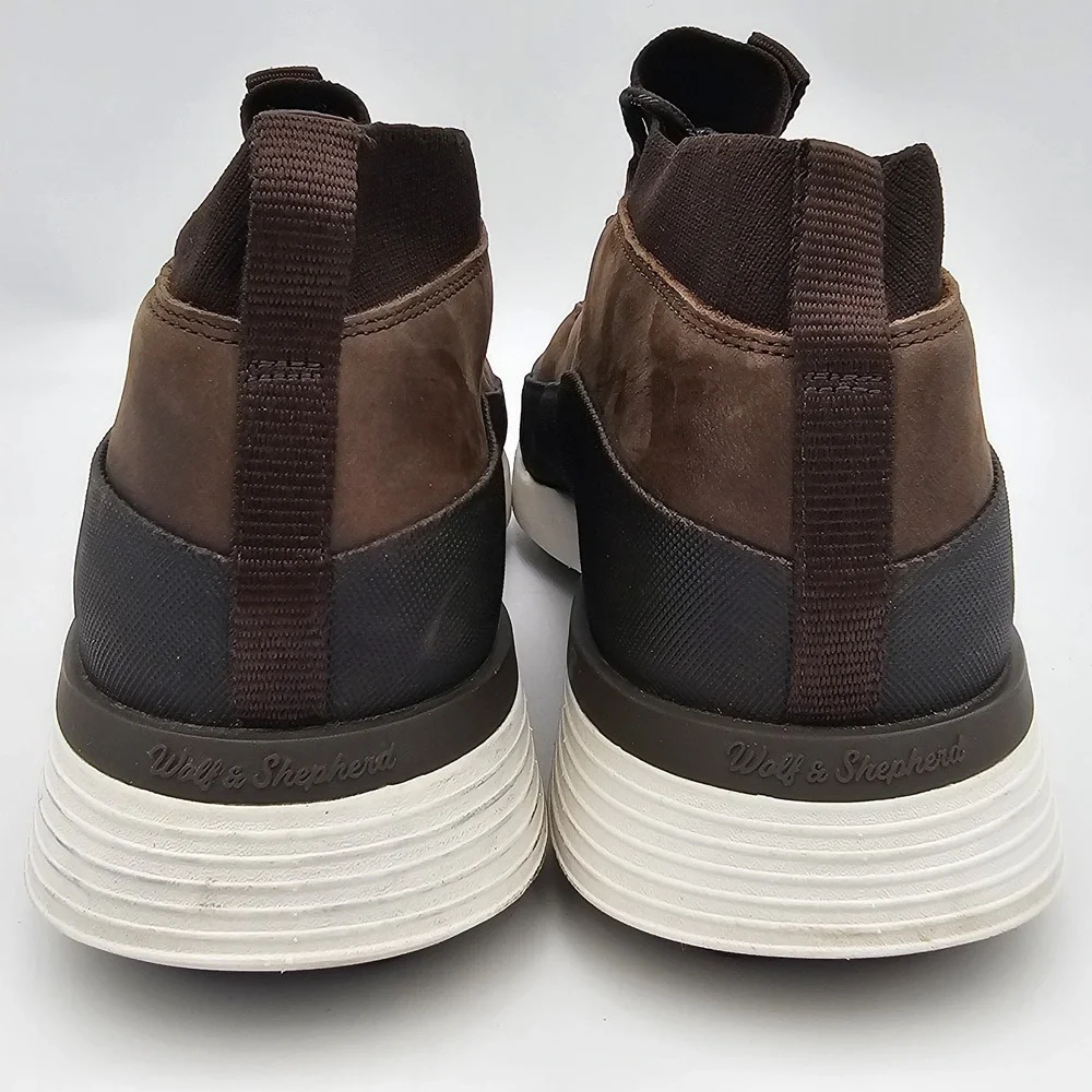 Wolf & Shepherd Crossover Mid WTZ  Brown Lace Up Tie Shoes Mens Size 11.5